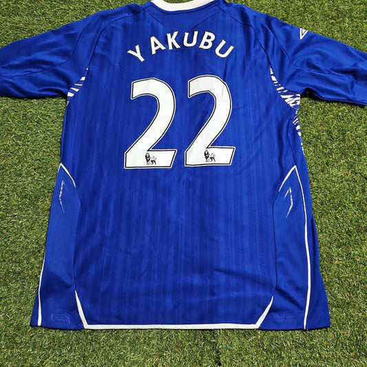 Rare Everton 2007/2008 Home Football Shirt Yakubu 22 nameset